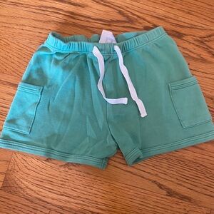Bella bliss green Pima cotton shorts